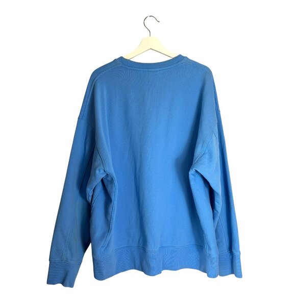 Nike Retro Trend Logo Fleece Crewneck Sweatshirt Size XXL 2XL in University Blue - Picture 5 of 13